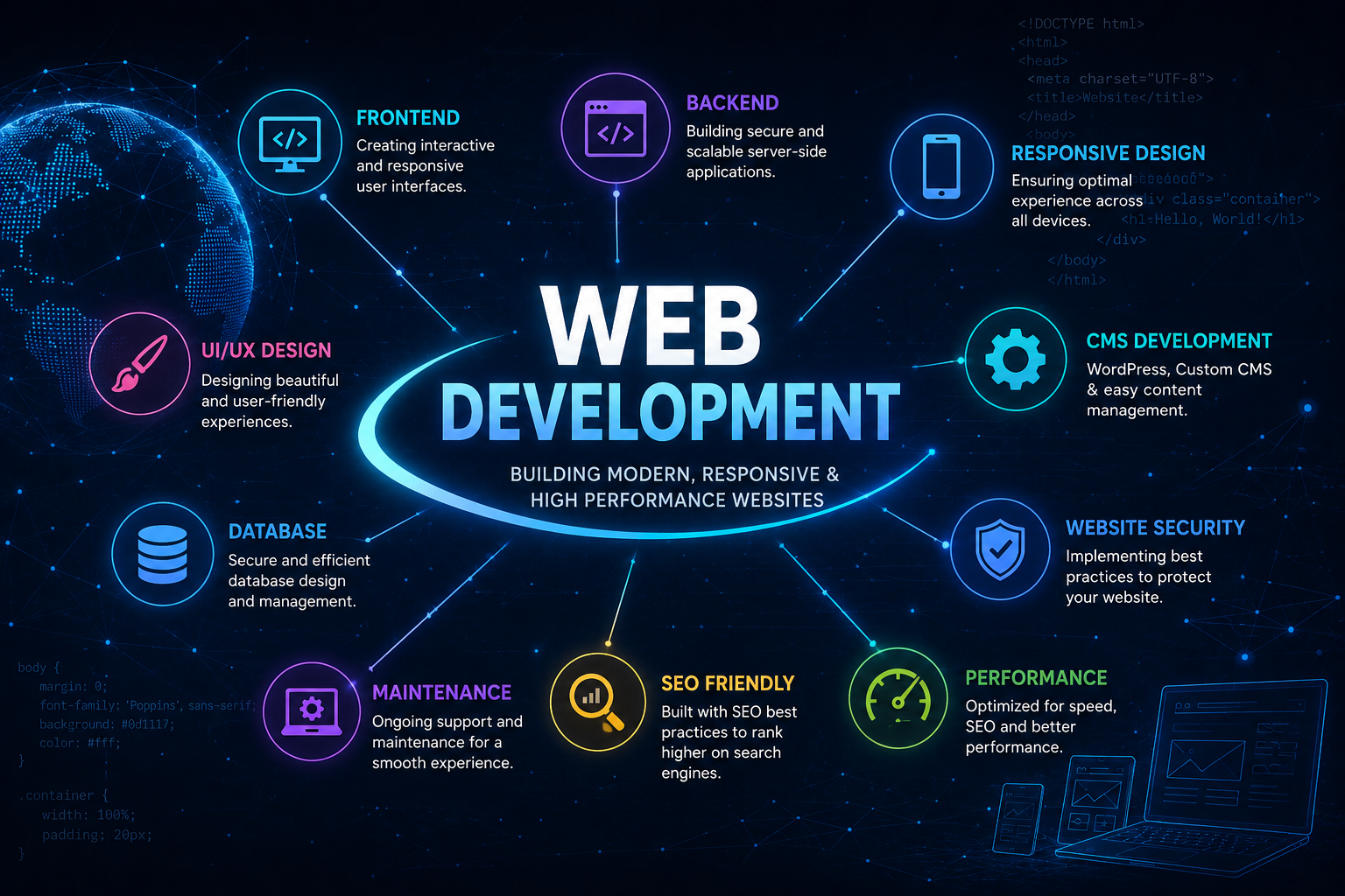 Web development services by Gridlabs Solutions